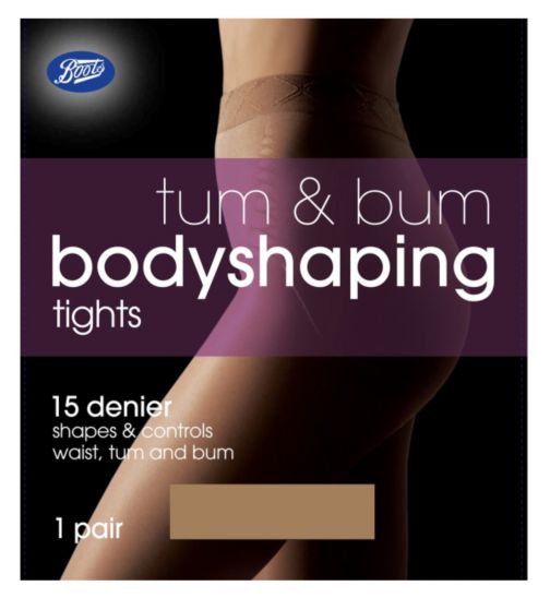 Boots Tum and Bum Shaping Tights Nude