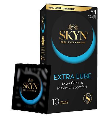 Mates SKYN Extra Lubricated Condoms (Non-Latex) - 10 Pack