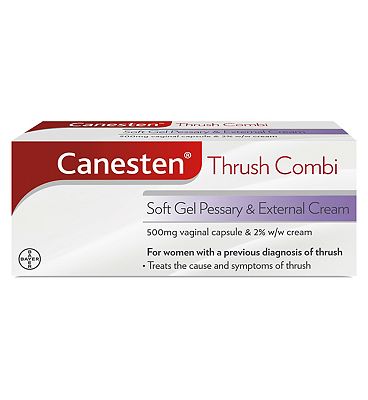 Canesten Soft Gel Pessary Combi 2% w/w Cream