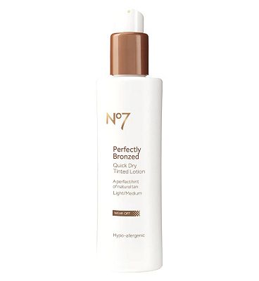 No7 Perfectly Bronzed Self Tan Quick Dry Tinted Lotion Light/Medium