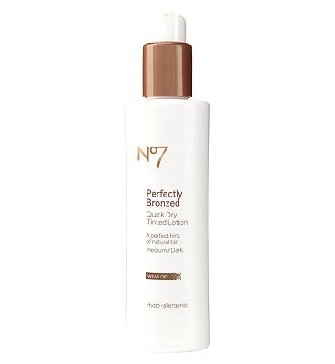 No7 Perfectly Bronzed Self Tan Quick Dry Tinted Lotion Medium/Dark