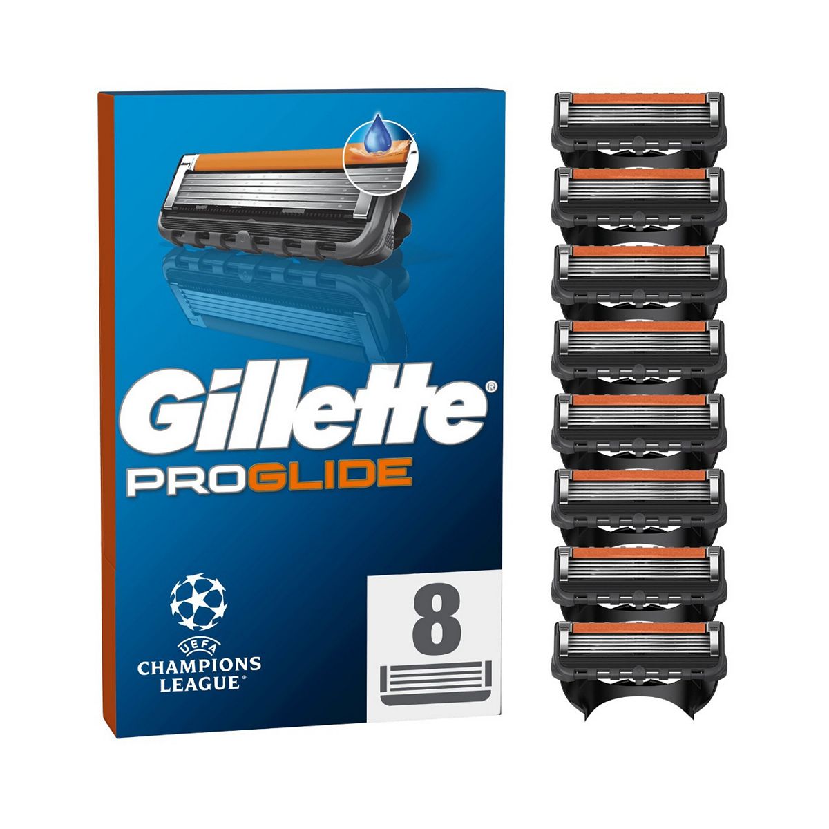 Gillette Proglide Razor Refills For Men, Blade