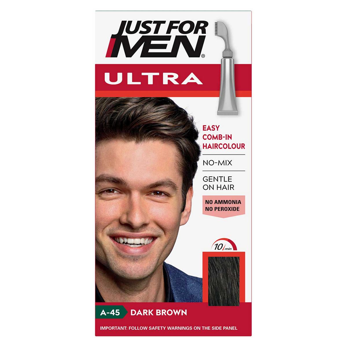 Just For Men Autostop Hair Dye Dark Brown A-45