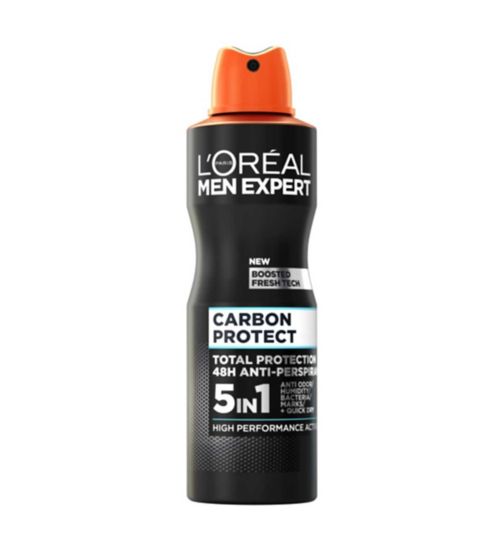 L'Oréal Men Expert Carbon Protect Anti-Perspirant 5in1 Men’s Spray Deodorant 250ml