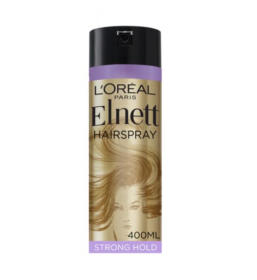 L'Oreal Hairspray by Elnett for Shine Dull Hair Strong Hold 400ml