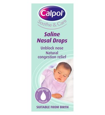 baby nose drops for cold