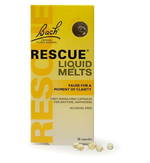 Bach Rescue Remedy Liquid Melts 28 capsules