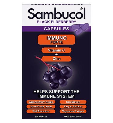 Sambucol Immuno Forte Capsules - 30 capsules