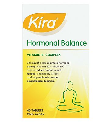 Kira Hormonal Balance Vitamin B Complex One-A-Day 40 Film-Coated Tablets