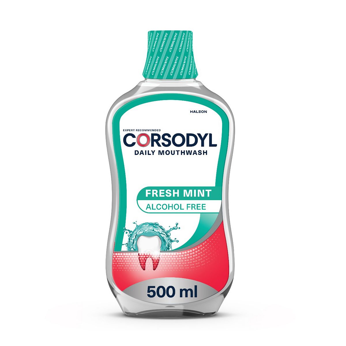 Corsodyl Daily Gum Care Mouthwash Alcohol Free Fresh Mint 500Ml