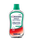 Corsodyl Daily Gum Care Mouthwash Alcohol Free Fresh Mint 500ml