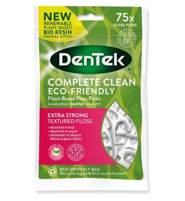 DenTek Complete Clean Y Floss Picks - 75 Picks - Boots