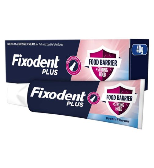 Fixodent Plus Dual Protection Denture Adhesive 40g 