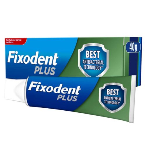 Fixodent Plus Dual Protection Denture Adhesive 40g 