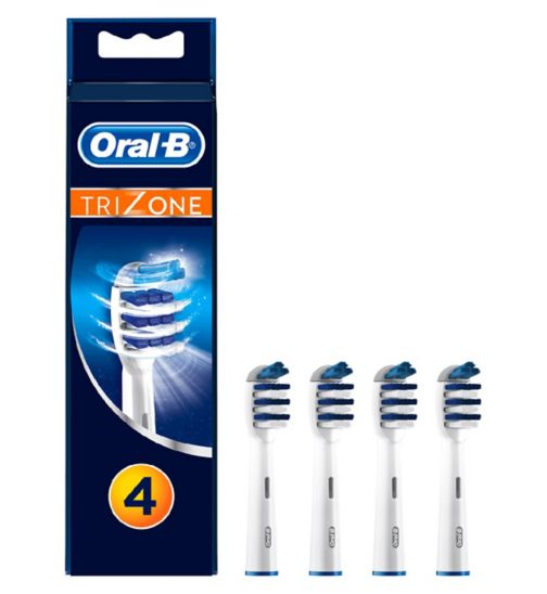 Oral B Trizone Replacement Electric Toothbrush Heads 4 Pack