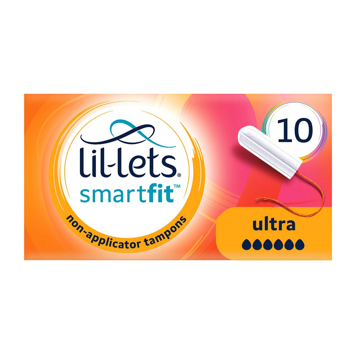 Lil-Lets Non-Applicator Tampons (Smartfit™) – Ultra 10 Pack