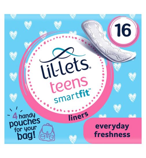 Lil-Lets Teens panty liners – 16 pack