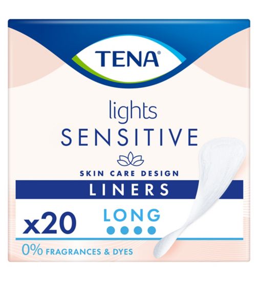 TENA Lights Long Incontinence Liners 20 pack