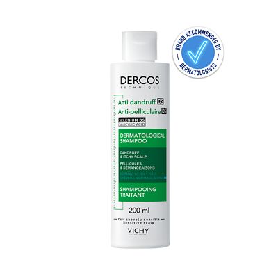 Vichy Dercos Anti-Dandruff and Anti-Itch Dermatological Shampoo for Normal to Oily Hair with Salicylic Acid, 200ml (23)