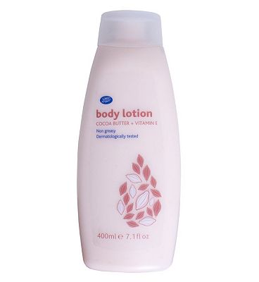 Boots Essentials Body Lotion Cocoa Butter and Vitamin E 400ml