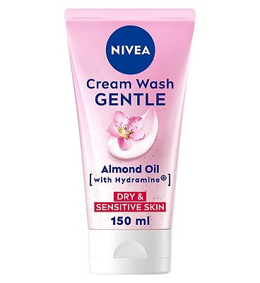 NIVEA Gentle Face Cleansing Cream Wash for Dry & Sensitive Skin, 150ml