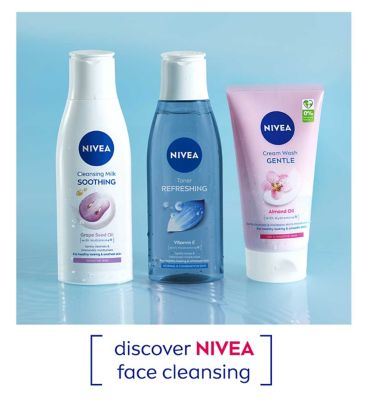 NIVEA Gentle Face Cleansing Cream Wash for Dry & Sensitive Skin, 150ml (7)