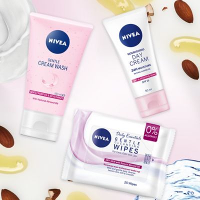 NIVEA Gentle Face Cleansing Cream Wash for Dry & Sensitive Skin, 150ml (9)