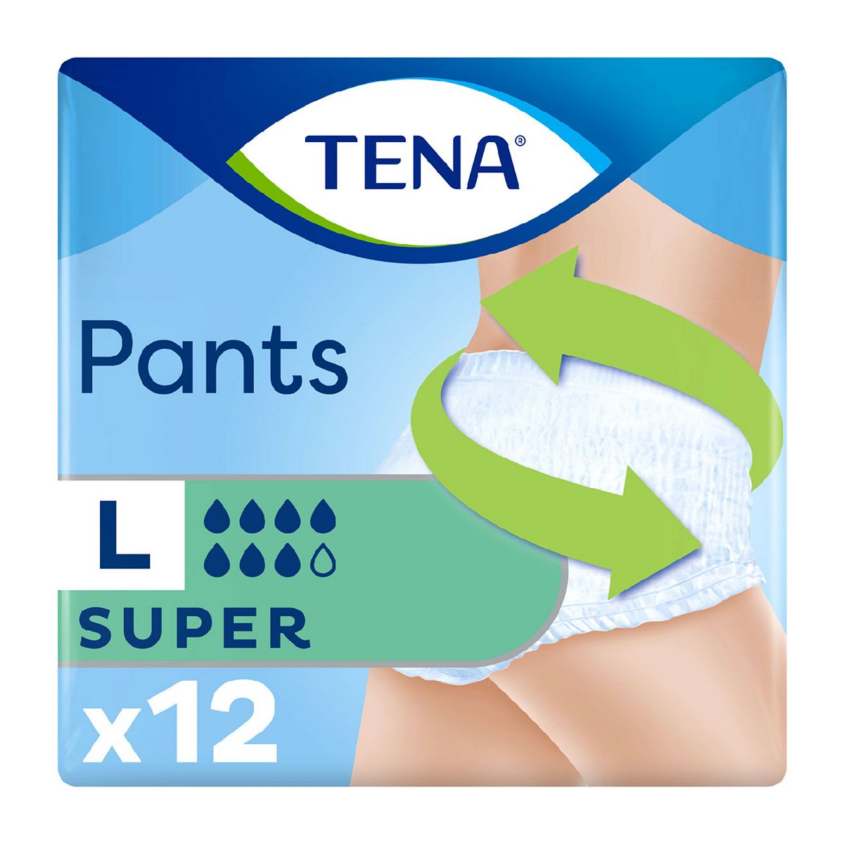 Tena Incontinence Pants Super Large - 12 Pack