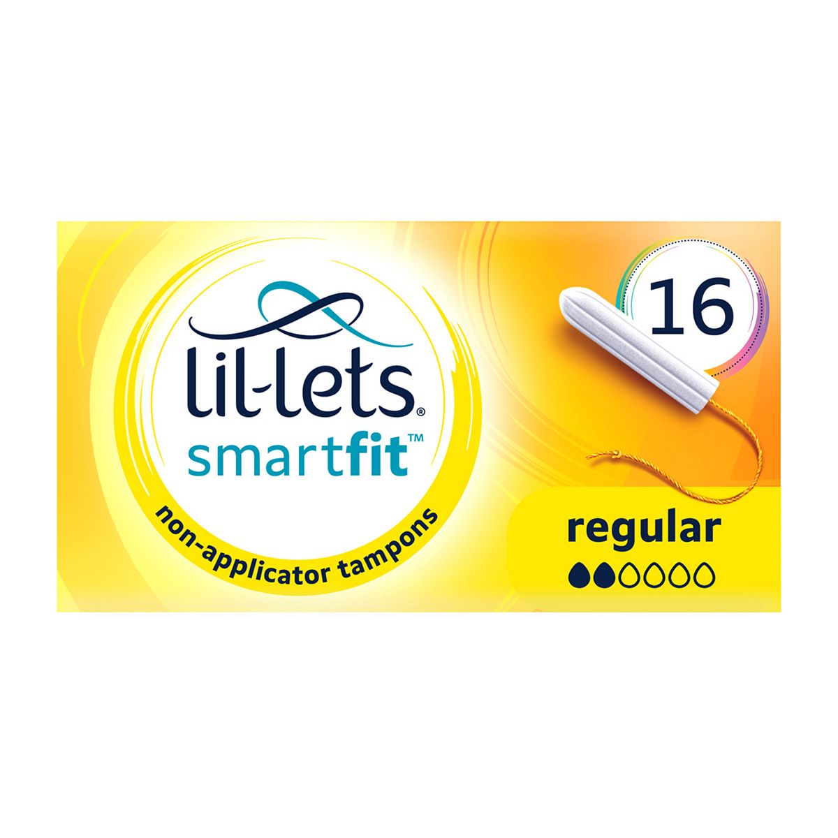 Lil-Lets Non-Applicator Tampons (Smartfit) – Regular 16 Pack