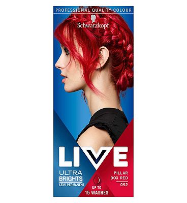 Schwarzkopf LIVE Color XXL Ultra Brights 92 Pillar Box Red Semi-Permanent Red Hair Dye