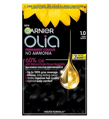 Garnier Olia Permanent Hair Colour 1.0 Deep Black