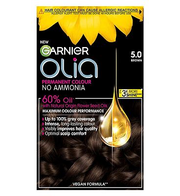 Garnier Olia Permanent Hair Colour 5.0 Brown