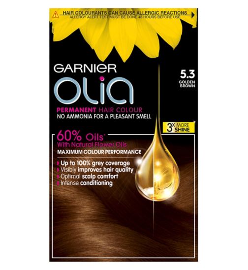 Garnier Olia 5.3 Golden Brown No Ammonia Permanent Hair Dye
