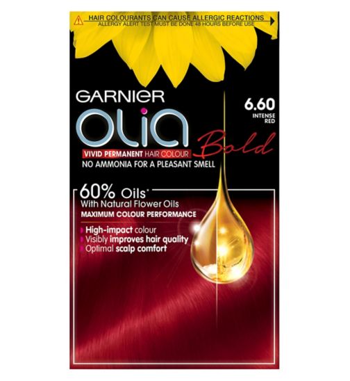 Garnier Olia Bold 6.60 Intense Red No Ammonia Permanent Hair Dye