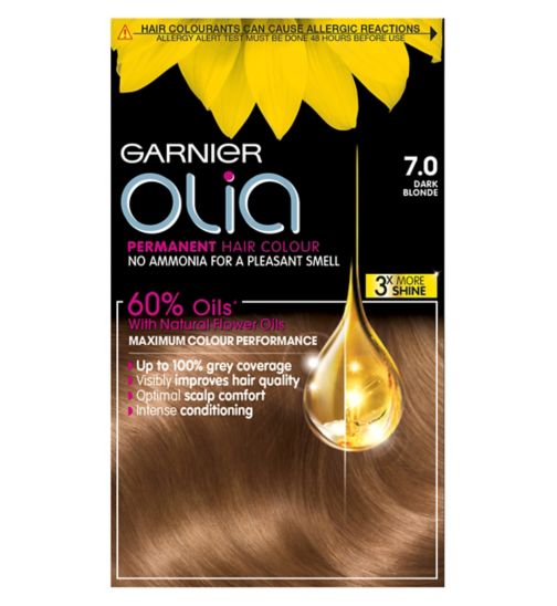 Garnier Olia 7.0 Dark Blonde No Ammonia Permanent Hair Dye