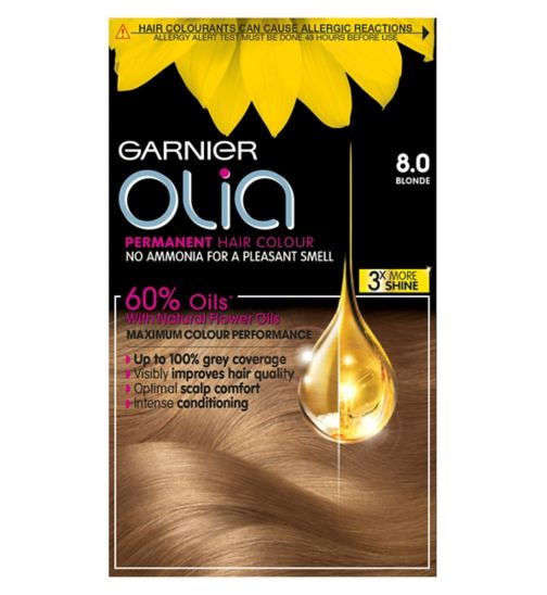 Garnier Olia 8.0 Blonde No Ammonia Permanent Hair Dye