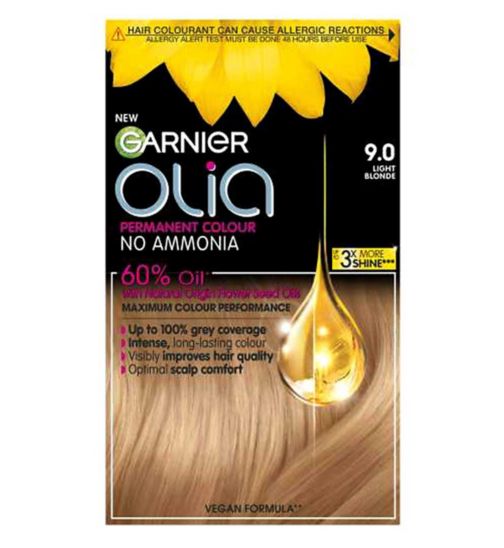 Garnier Olia 9.0 Light Blonde No Ammonia Permanent Hair Dye