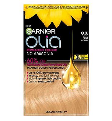 Garnier Olia 9.3 Golden Light Blonde No Ammonia Permanent Hair Dye