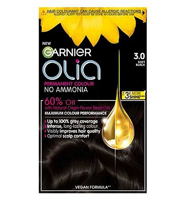 Garnier Olia Permanent Hair Colour 3.0 Soft Black