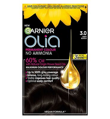 Garnier Olia Permanent Hair Colour 3.0 Soft Black