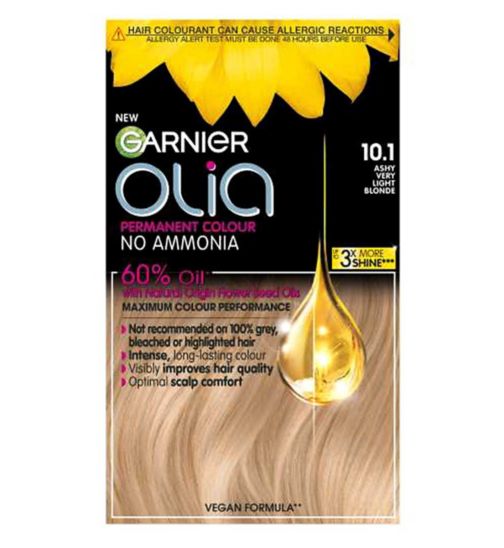 Garnier Olia 10.1 Very Light Ash Blonde No Ammonia Permanent Hair Dye