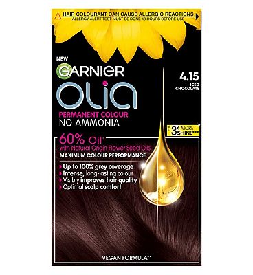 Olia Permanent Hair Dye, Iced Chocolate 4.15