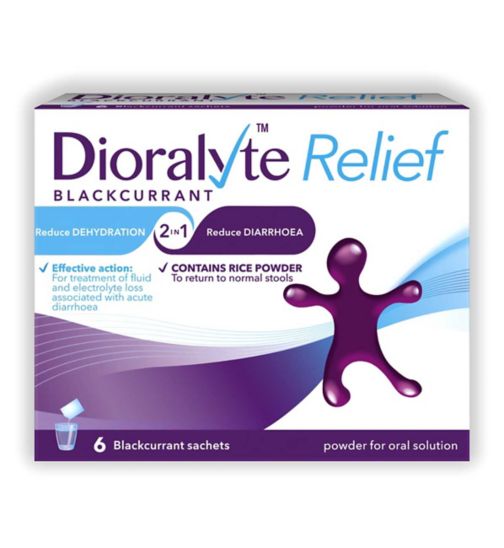 Dioralyte Relief Blackcurrant - 6 Sachets