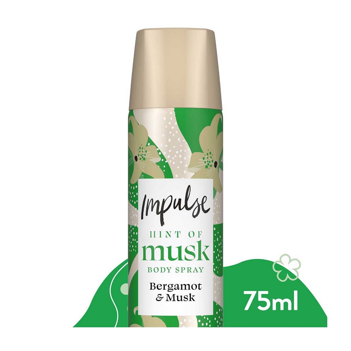 Impulse Body Spray Deodorant Hint Of Musk 75Ml