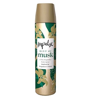 Impulse Body Spray Deodorant Hint Of Musk 75ml