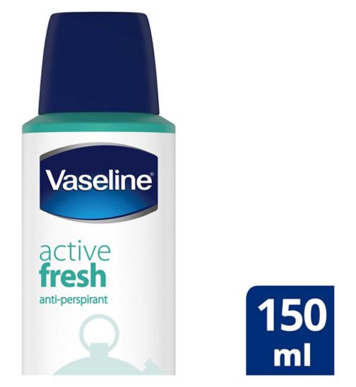 Vaseline Active Fresh Anti-perspirant Deodorant Aerosol 150ml