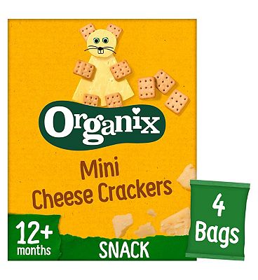 Organix Goodies Organic Mini Cheese Crackers 4 x 20g