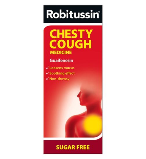 Robitussin Chesty Cough Medicine Sugar Free 250ml