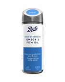 Boots High Strength Omega 3 Fish Oil 1000 mg 60 Capsules (2 month supply)