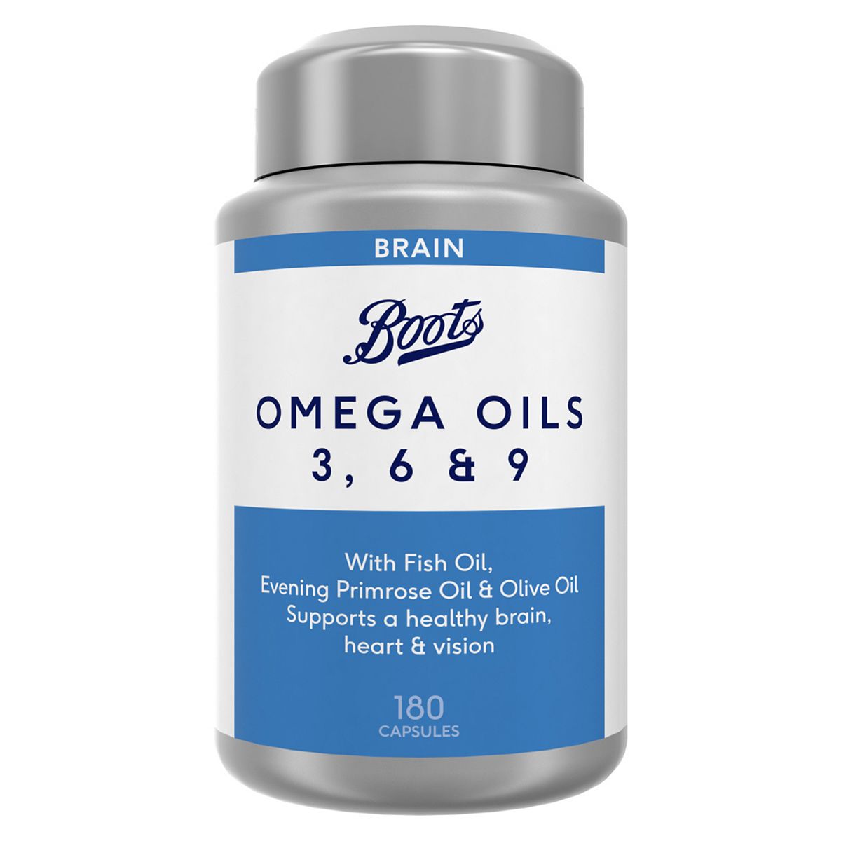   Omega Oils 3 6 & 9 180 Capsules (6 Month Supply)